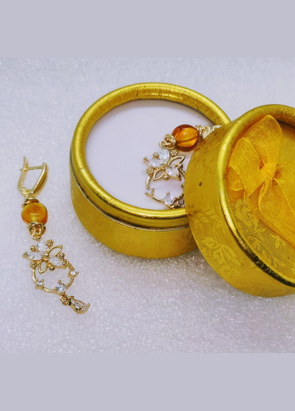 Сережки 3150 з натурального бурштину MINOV (315721822)