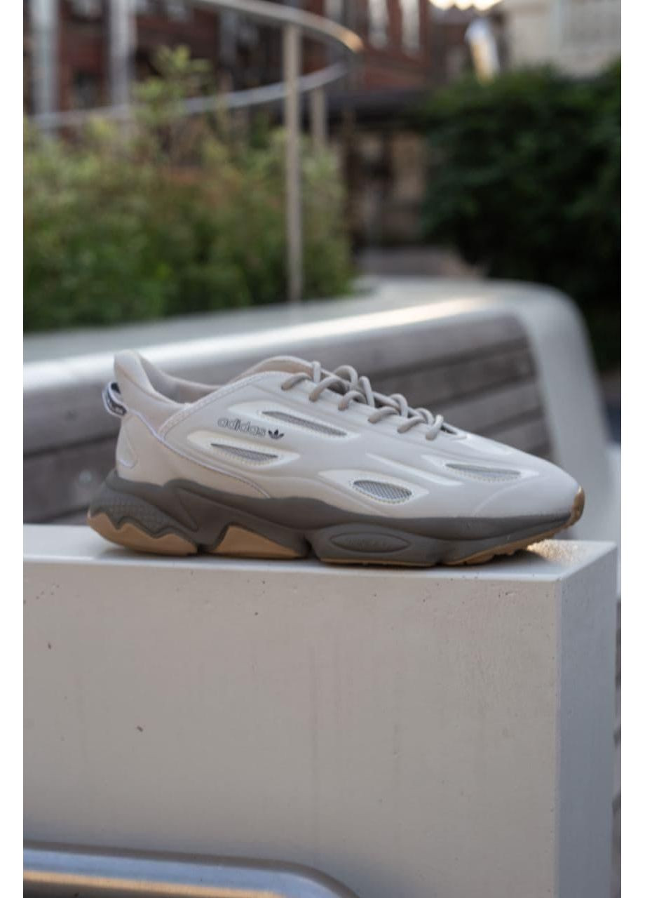 Серые демисезонные кроссовки мужские adidas ozweego celox grey адидас озвиго No Brand