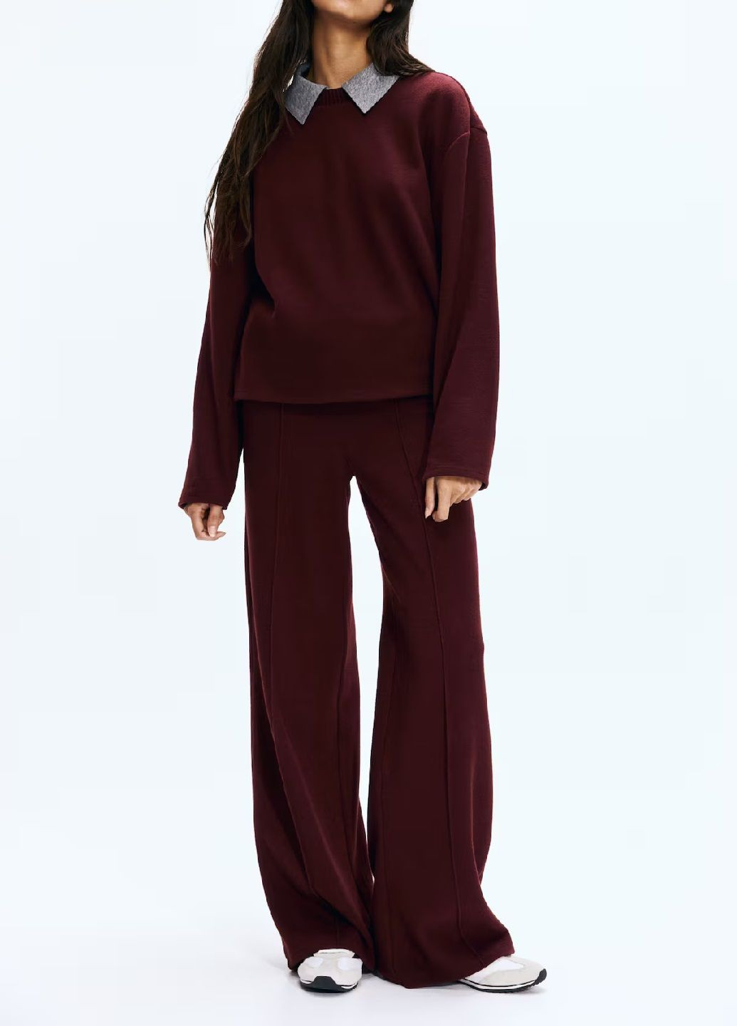 Бордовий демісезонний светр H&M