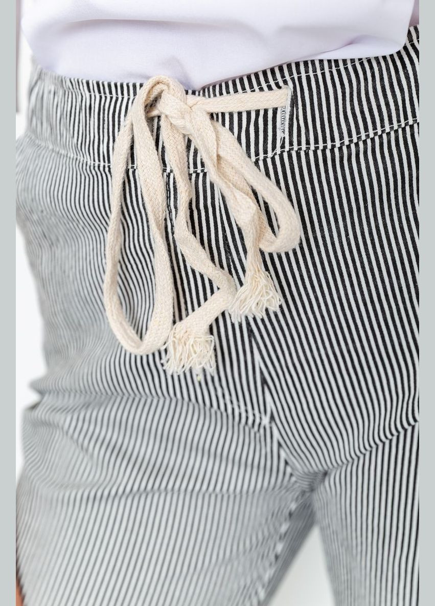 Штани жіночі на резинці, колір чорно-білий, Ager (292131159)