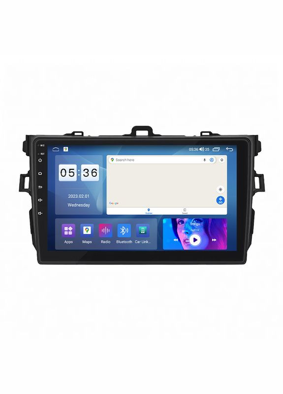 Штатная магнитола экран 9" для Toyota Corolla X (E140, E150) 2006-2012 2/32Gb CarPlay 4G Wi-Fi GPS P 5шт Lesko (336195916)