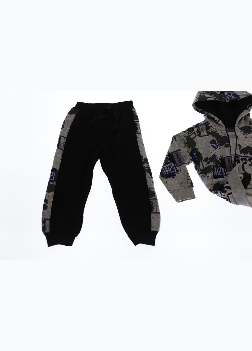 Костюм на флисе для мальчика трикотажный МС серый 110 см (34485) BABYKROHA (297199257)