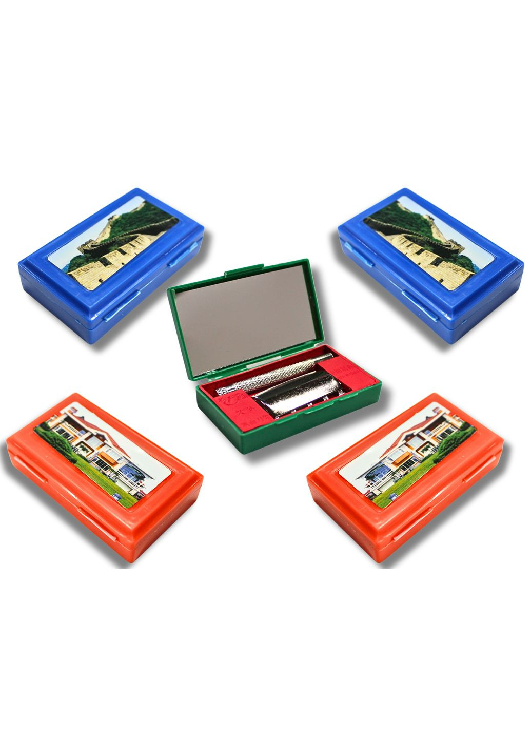 Станок для гоління у коробці із дзеркалом без леза 7см FROM FACTORY SEB (339104982)