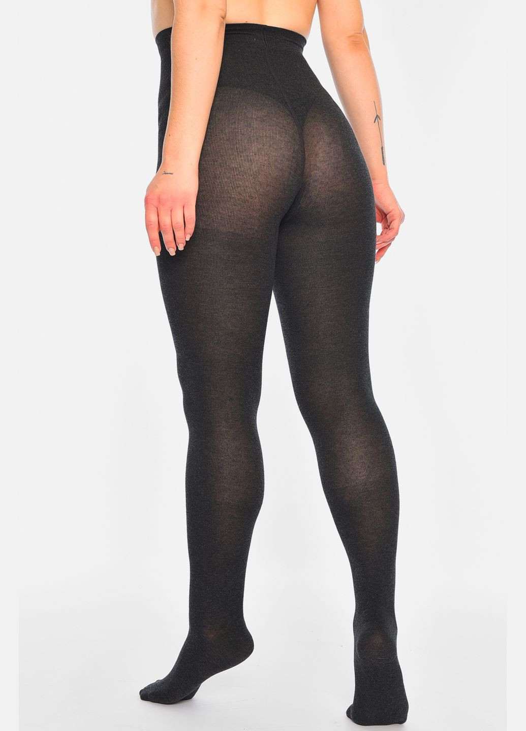 Колготи жіночі темно-сірого кольору Let's Shop (313801496)