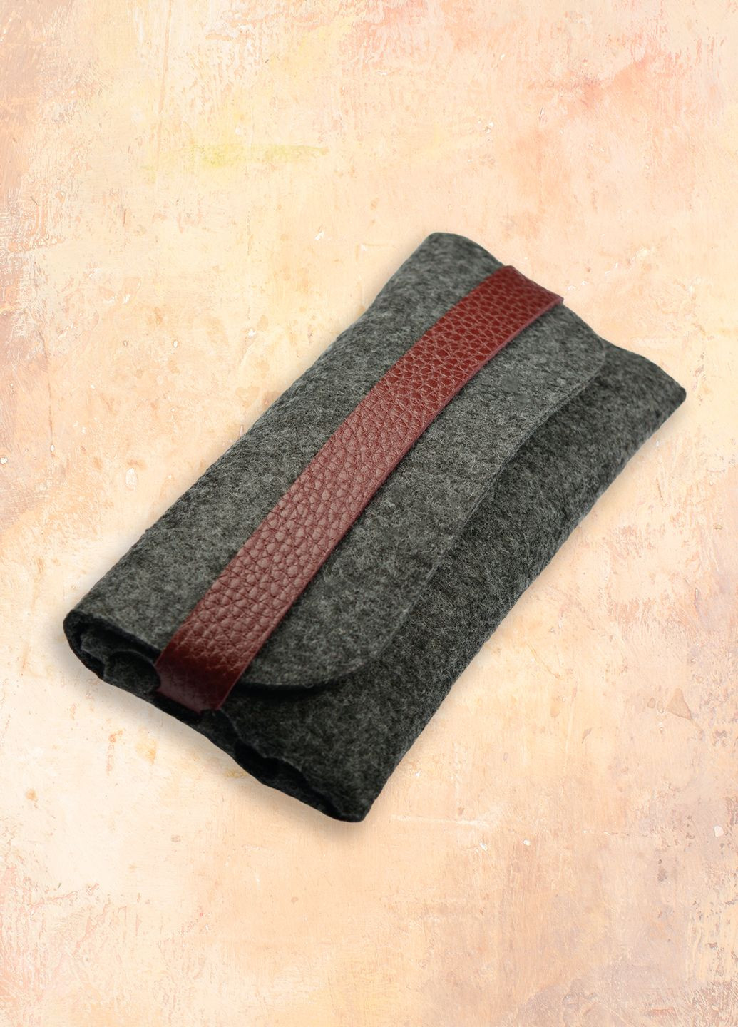 Чехол футляр для очков с кожаным ремешком ZERMATT Casual (294983402)