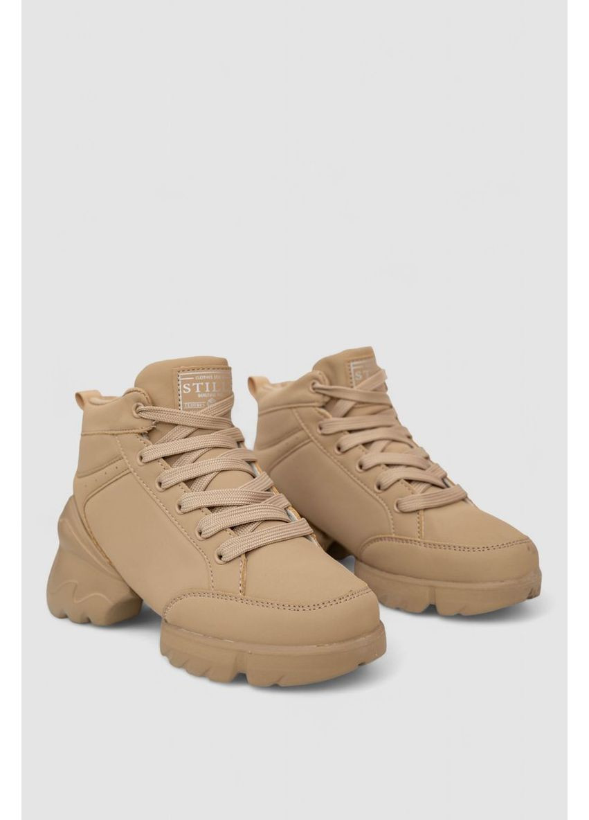 Кроссовки женские,, 248RST156 Ager бежевые всесезоны (369971486)