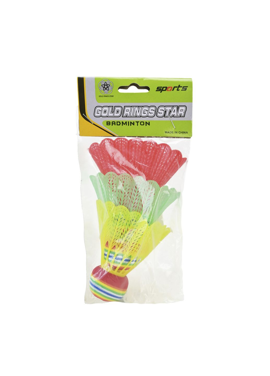 Набір воланчиків для бадмінтону колір різнокольоровий CB-00280138 No Brand (337469065)