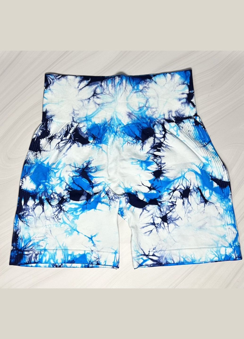 Костюм для фітнесу (спортивний комплект) тай-дай, шорти + топ No Brand (322736315)