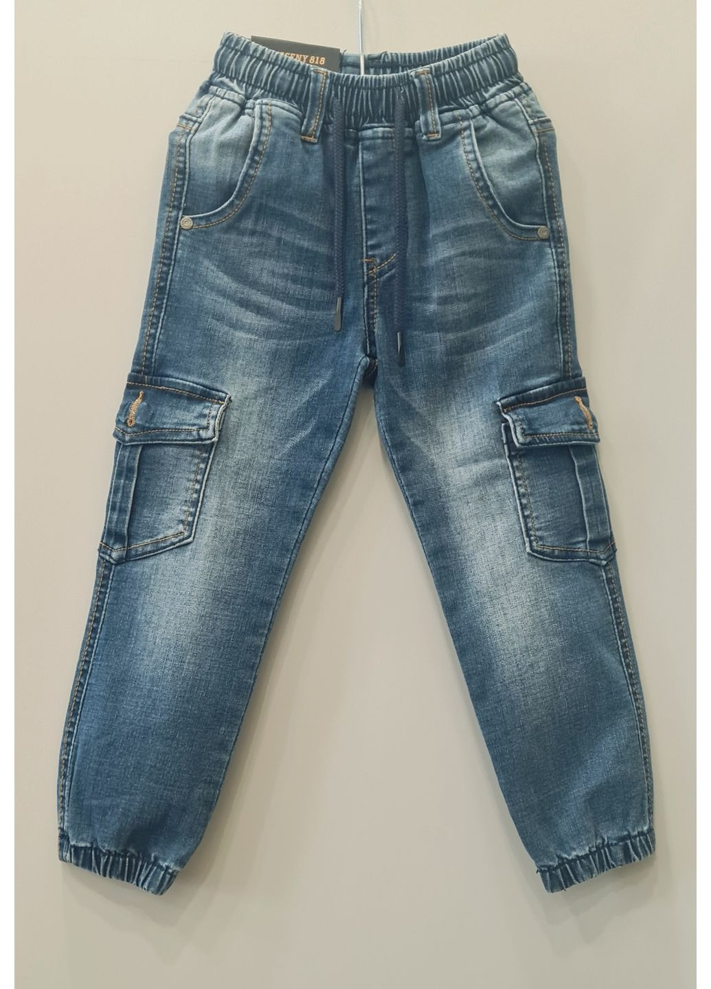 F&D брюки голубой спортивный