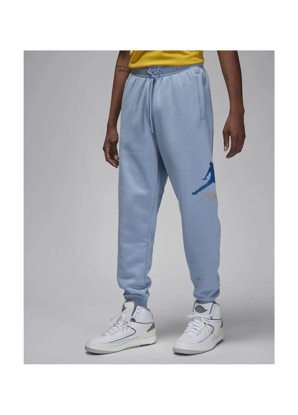 Голубые демисезонные брюки Air Jordan