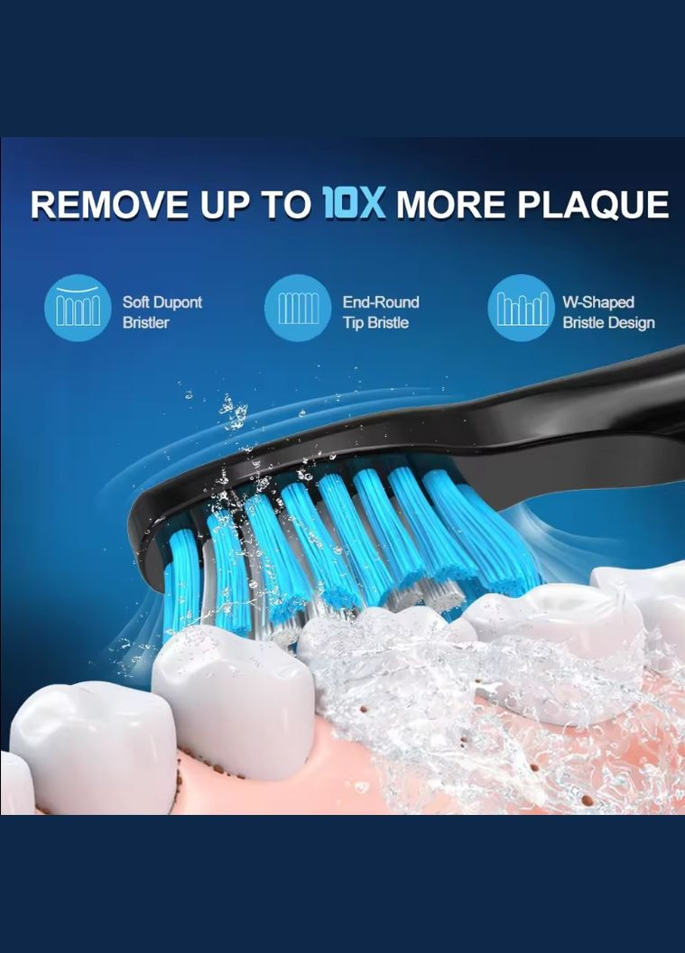 Звуковая электрическая зубная щетка Sonic Electric Toothbrush (White) электрощетка зубная Seago SG575 (301426425)