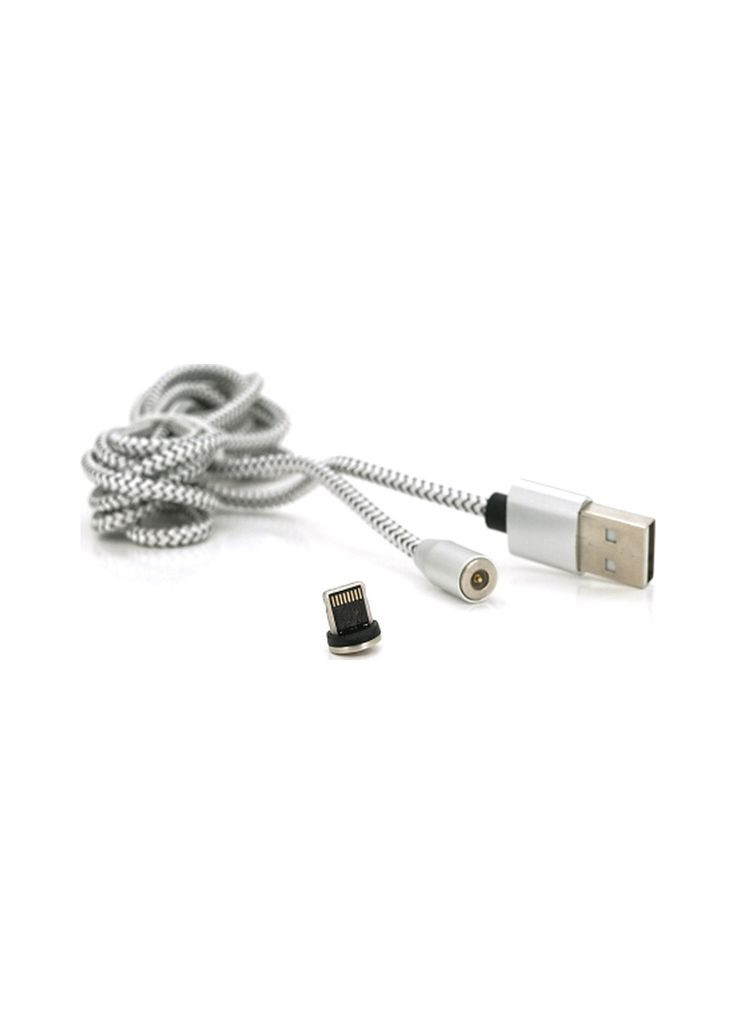 Дата кабель (m481605) Pipo USB 2.0 to Lightning 2.0m 2A magnetic nylon silver (367069391)