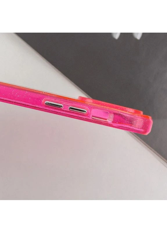 Чехол накладка TPU MagSafe для Apple iPhone 16 Pro 6.3" з блискітками No Brand (402179156)