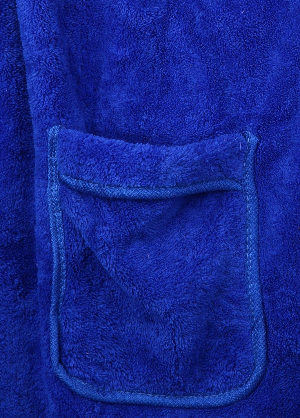 Набір (рушник, чалма) Mtp синій