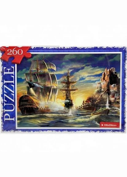 ПАЗЛЫ 260 ЭЛЕМЕНТОВ "КОРАБЛИ" Danko Toys (376347401)