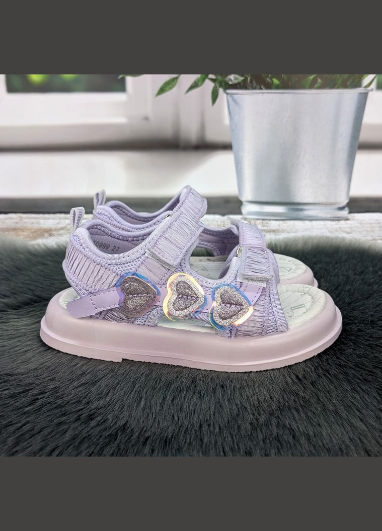 Сиреневые босоножки детские для девочки Fashion