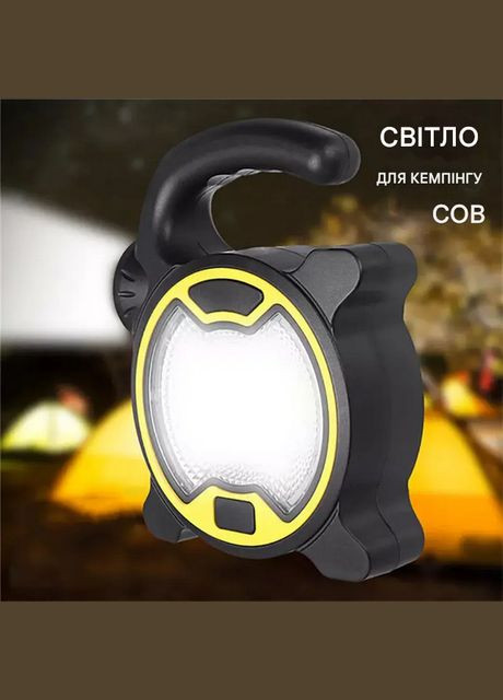 Ручний світлодіодний LED ліхтар на батареях АА T-915A жовтий No Brand (315723895)