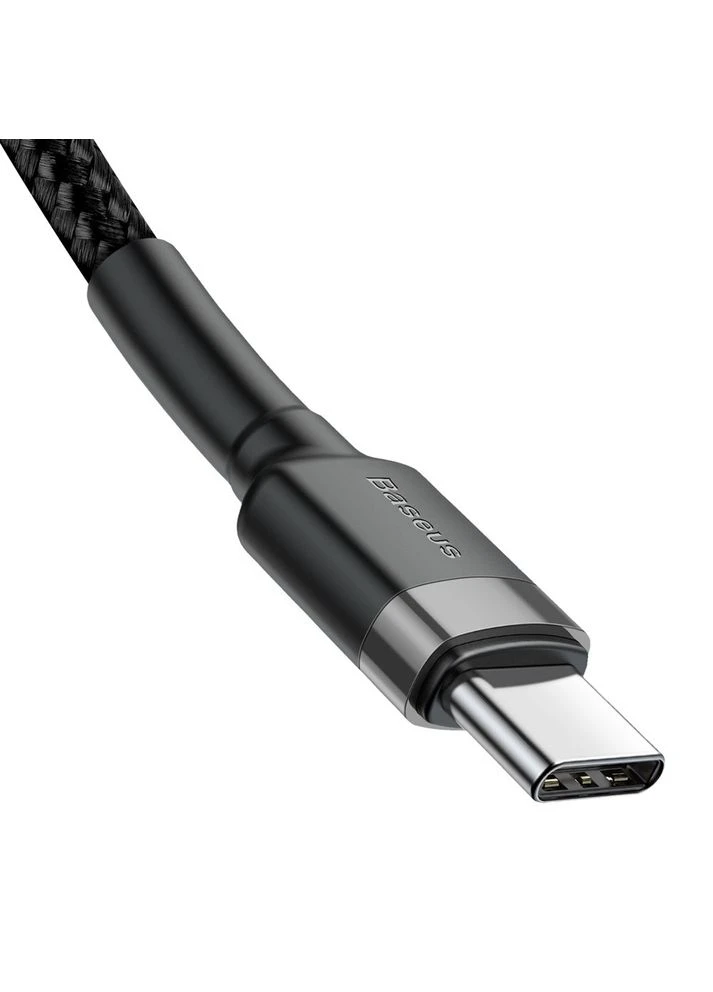 Кабель Cafule Type-C PD 2.0 60W Flash Charging Data Line 20V 3A 1m Black (CATKLF-GG1) Baseus (352506798)