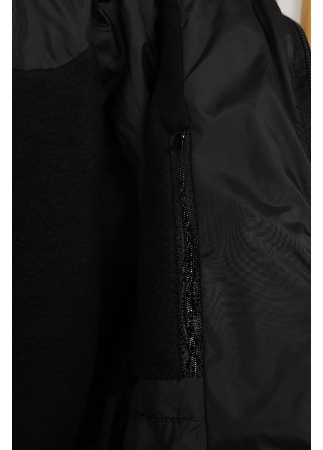 Чорна зимня куртка для хлопчика колір чорний cb-00282365 Yuki