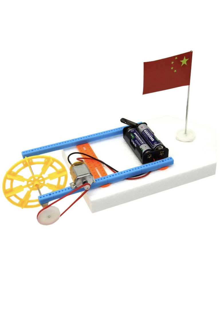 Дитячий розвиваючий науковий конструктор DIY човник з моторчиком China (366875163)