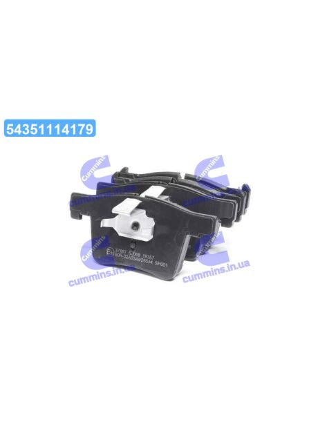 Колодка торм. диск. BMW X3 20 DX, 20IX, BIS 10/11-,X3 35IX (F25) 2011- передн. (пр-во ABS) 37887 A.B.S. (364969598)