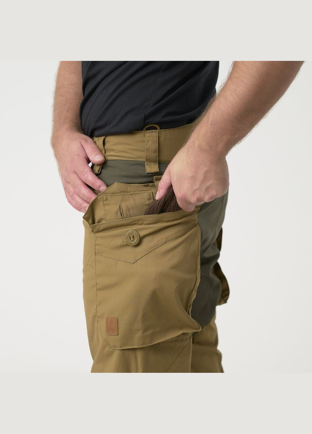 Брюки тактические демисезонные Pilgrim Pants DuraCanvas, Black/Shadow Grey, Helikon-Tex (316255179)