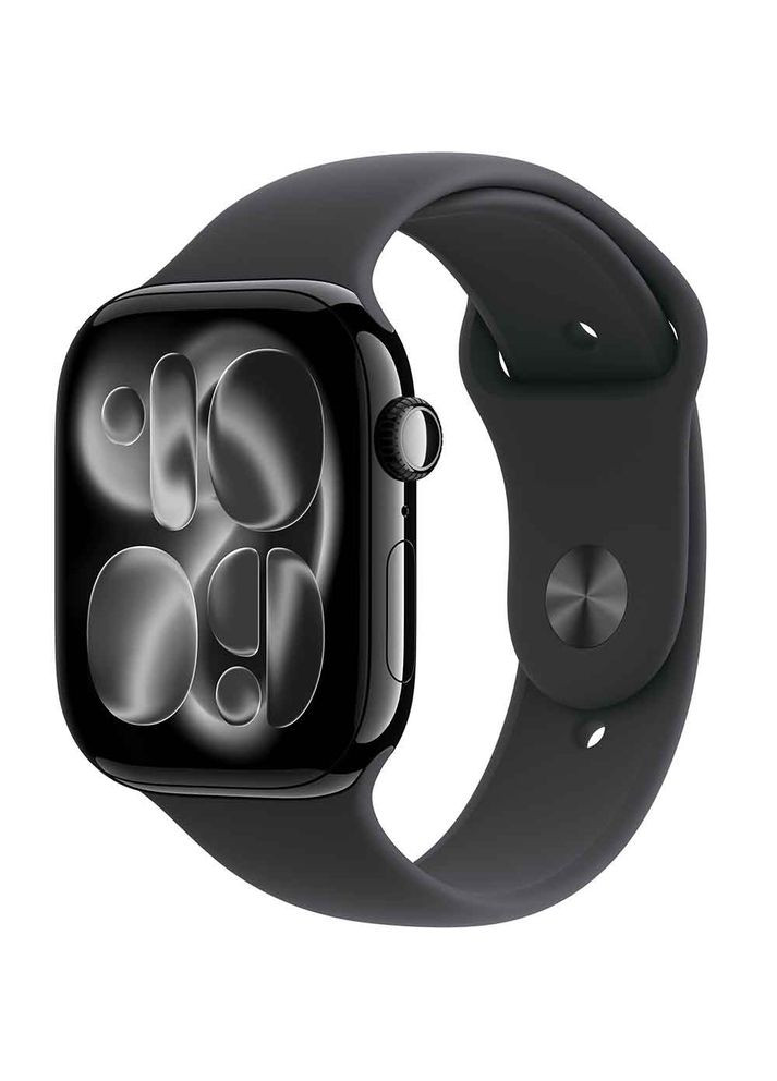 Смарт-годинник Watch Series 11 GPS 46mm Jet Black Aluminium Case with Black Sport Band - S/M (MEUW4RK/A) Apple (362209085)