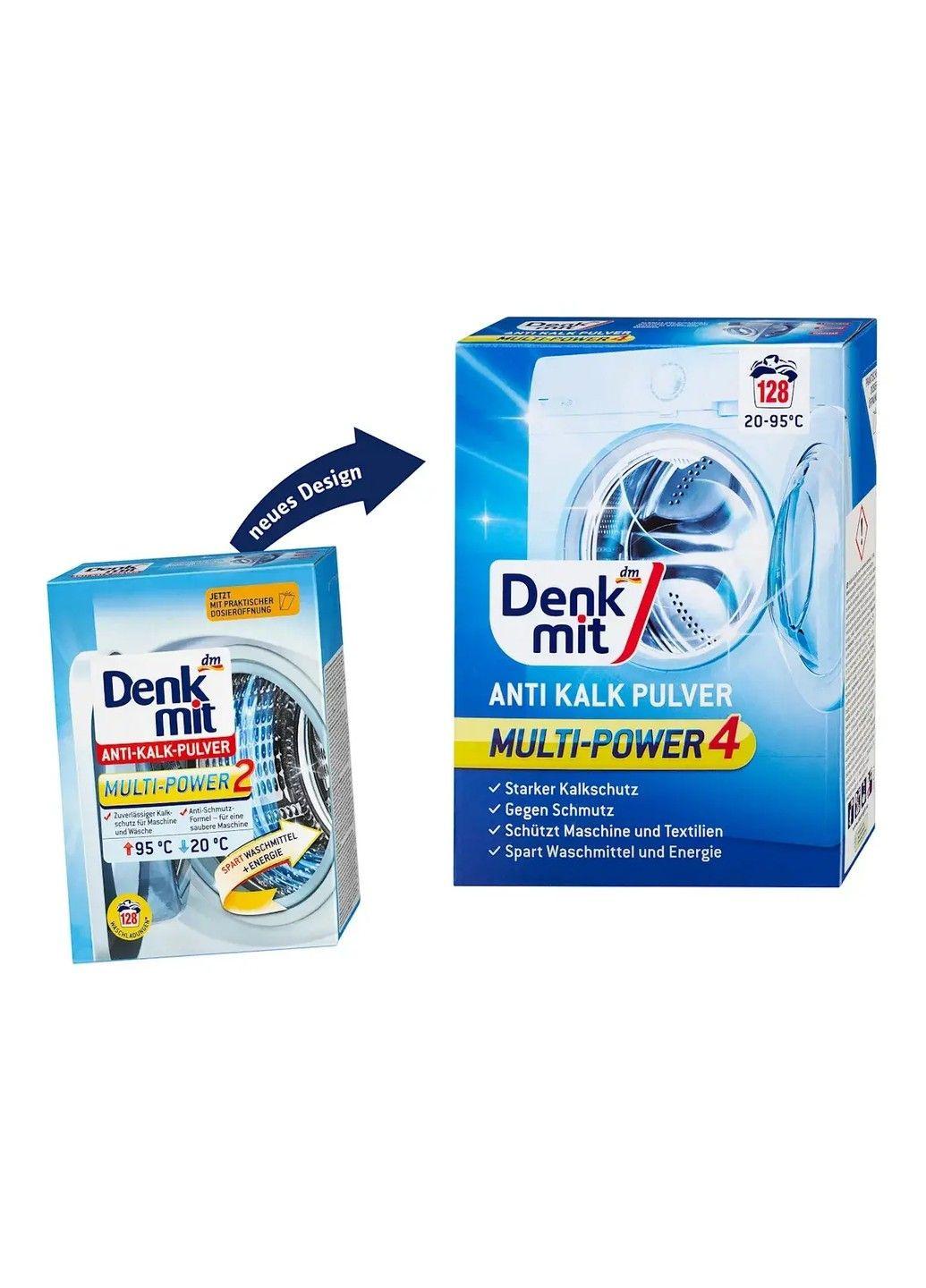 Порошок антинакип для стиральной машины Anti-Kalk, 1,5 кг — 128 стирок Denkmit (356112361)