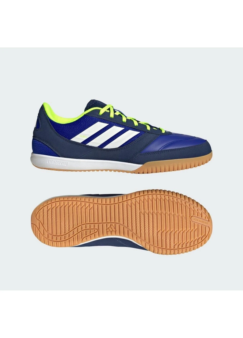 Синие футзалки top sala competition 2 indoor blue js0653 adidas