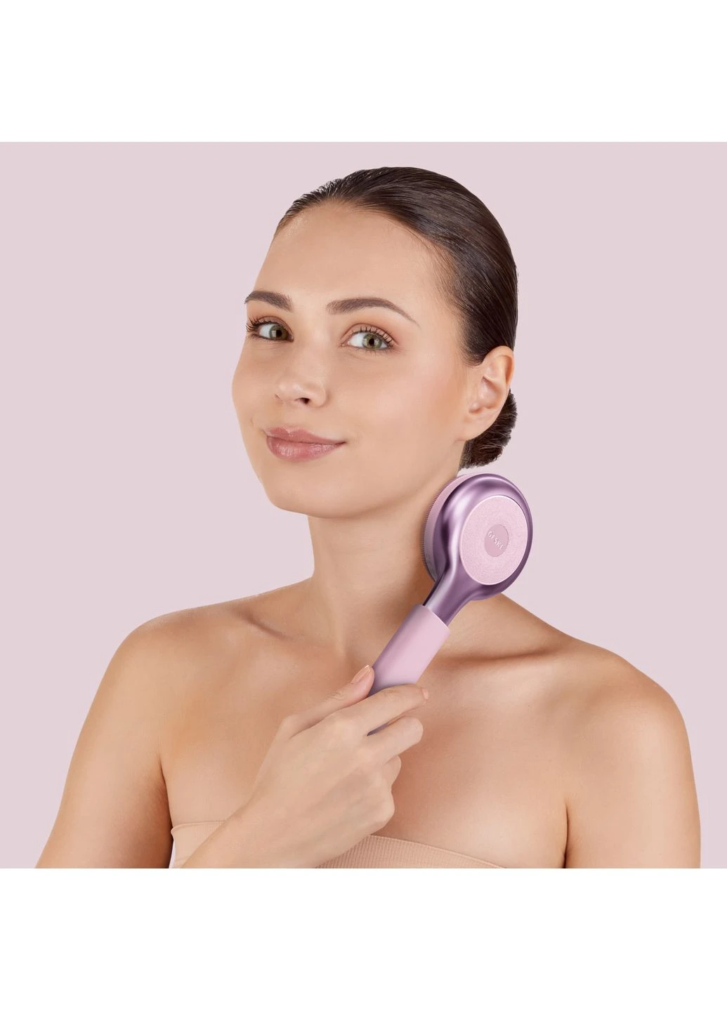 Ультразвуковая щетка для всего тела Sonic Full-Body Brush & Intensive Exfoliator 8 в 1, pink GESKE (386485462)