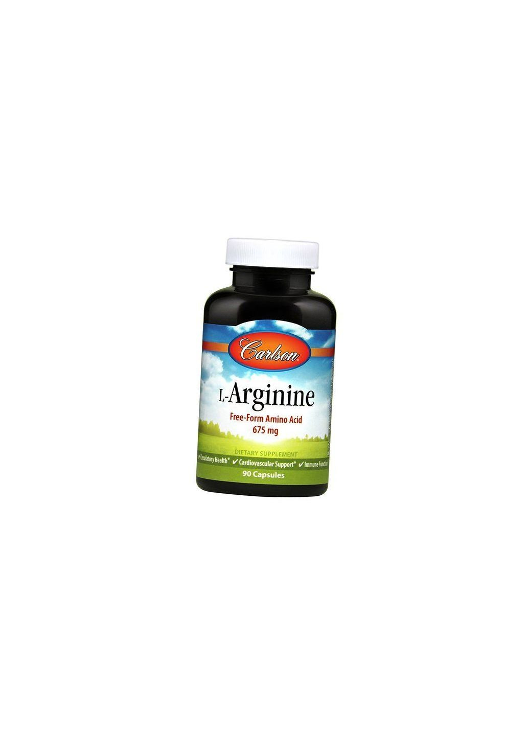 Аргинин, LArginine, 90капс (27353006) Carlson Labs (293254225)