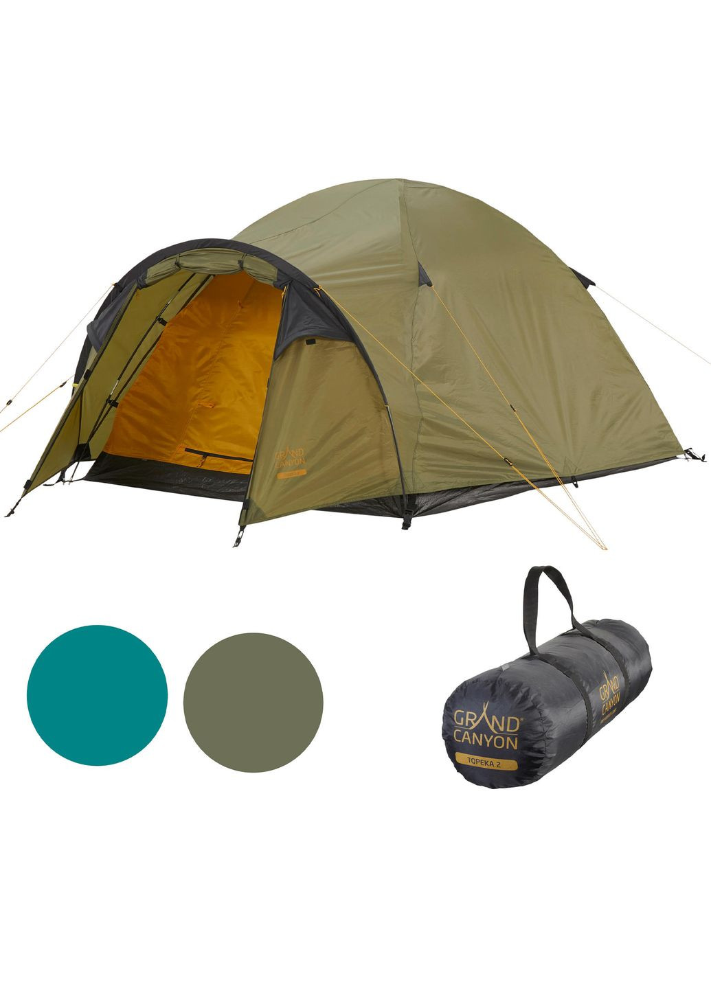 Намет тримісний Topeka 2 Alu Grand Canyon (296262048)