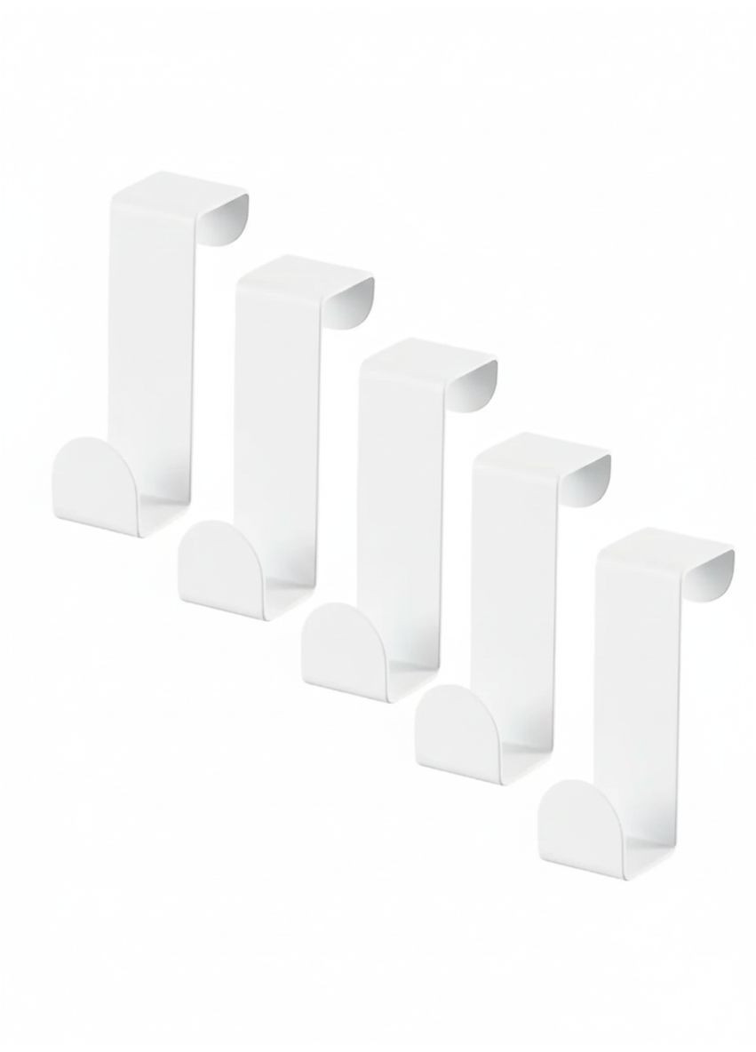 Набор дверных вешалок-крючков 5 шт. LIVARNO Home (Белый) Lidl (369163567)