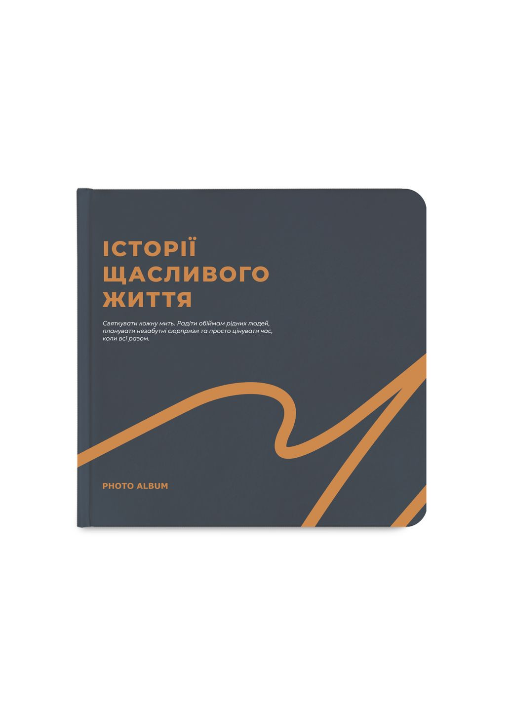 Фотоальбом Истории счастливой жизни графитовый black pages Orner 4574 (303524030)