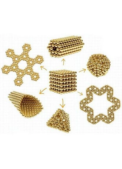 Магнитные шарики Нео NeoCube Золотой BL-435 Неокуб 216 No Brand (398336779)