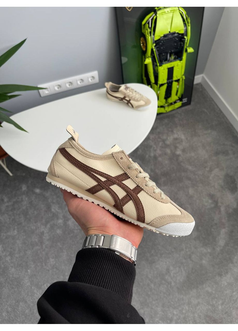 Кросівки жіночі Asics Onitsuka Tiger Mexico 66 'Beige Suede Brown' | Асікс Онітцука Тайгер бежеві No Brand бежеві демісезони (361081620)