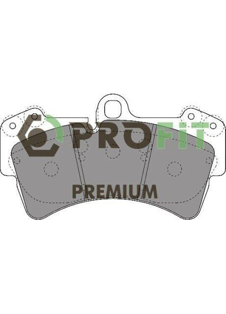 Колодки тормозные дисковые PROfit (332213253)