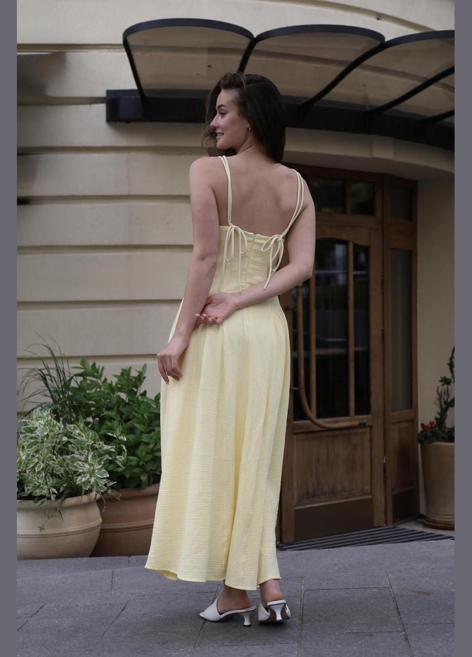 Літні сарафани жіночі для відпочинку на природі з відкритою спиною та завищеною талією Intruder (347579769)