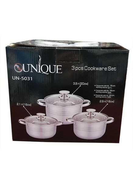 Отличная кастрюля, Качественная кухонная кастрюля, Набор посуды с двух кастрюль, Кастрюля FY-912 для кухни Unique (351485835)