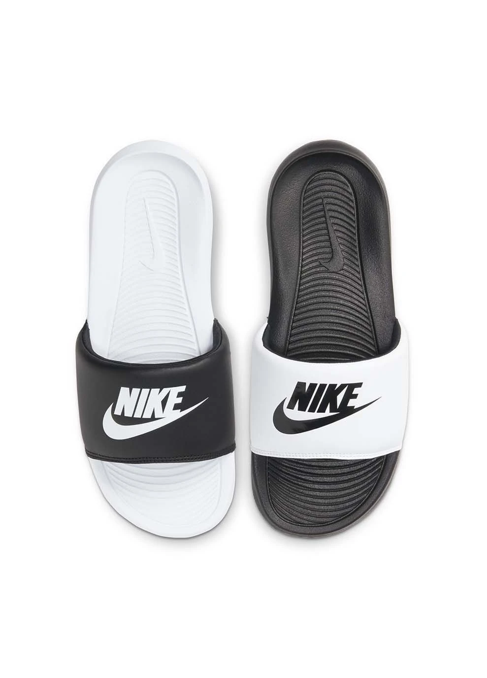 Цветные женские шлепанцы w victori one slide mix черный белый Nike