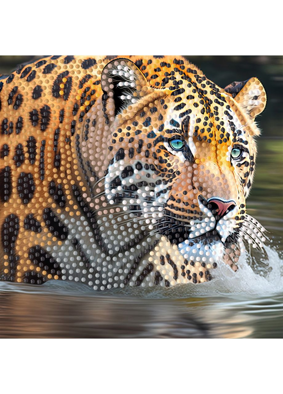 Алмазная мозаика ПРЕМИУМ Тигрица на бумажной основе размером 18х18 см (ZAV1818-7) Strateg (362446022)