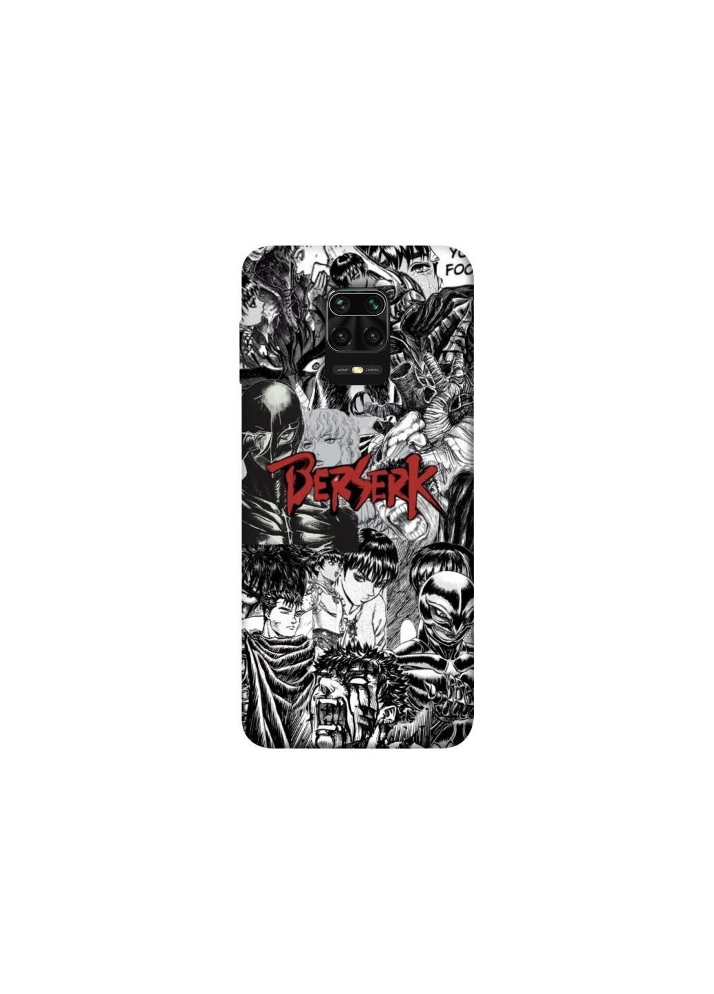Чехол на Xiaomi Redmi Note 9s / Note 9 Pro / Note 9 Pro Max Berserk Collage Frontalka (354347292)