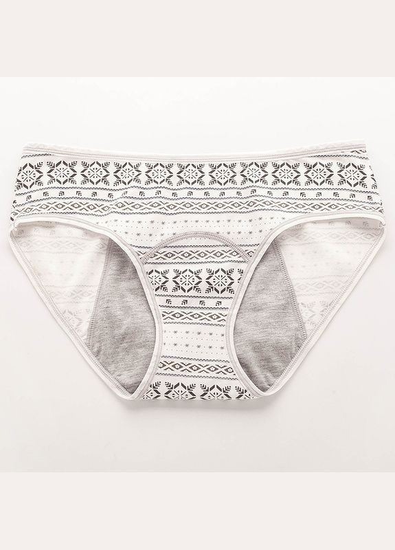 Набір трусиків (6шт.) для місячних сліпи з принтом бавовна No Brand Для критических дней (342119560)