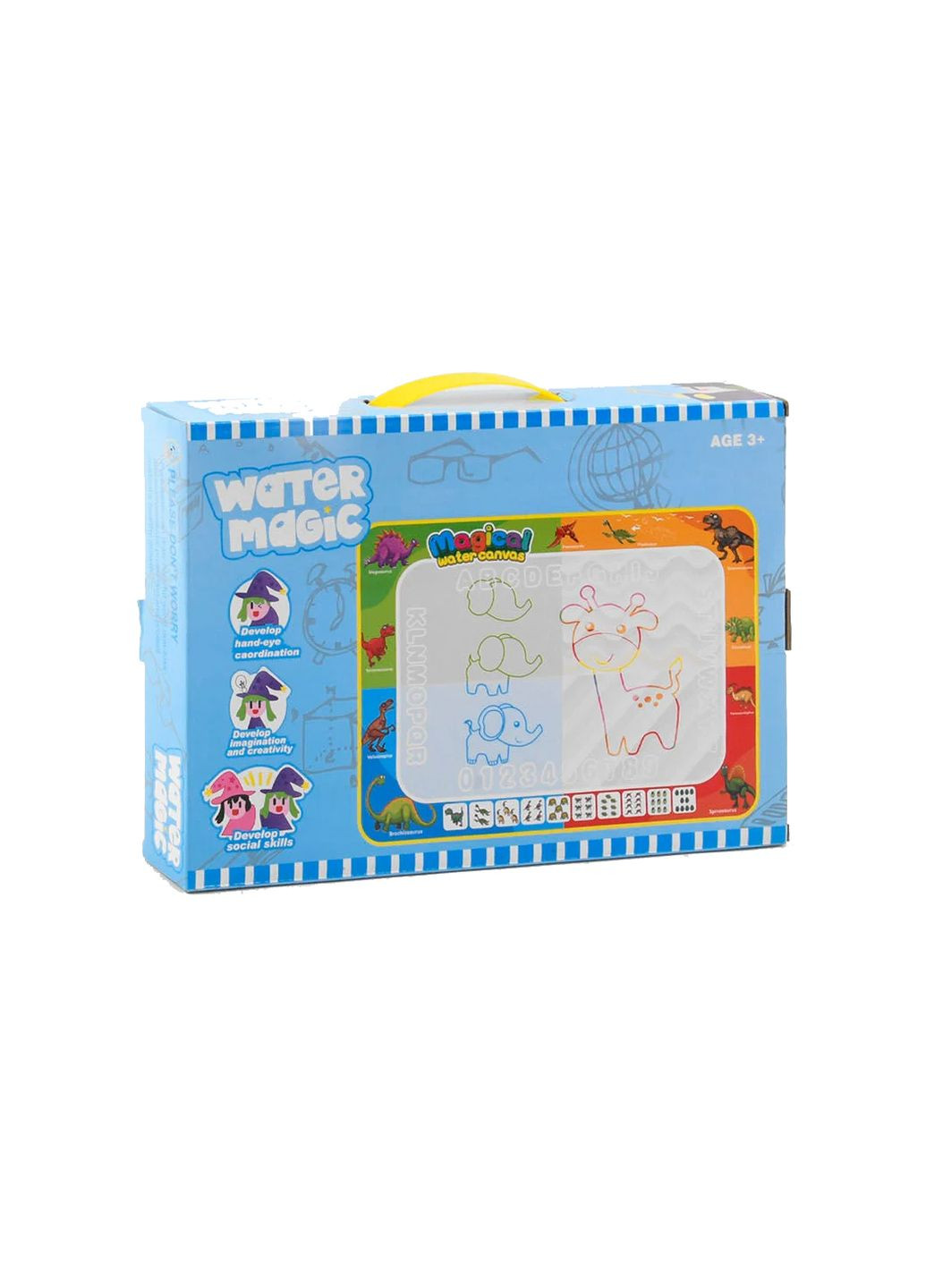 Килимок для малювання водою YX 1481-2 / YX 1482 "Динозавр", 2 водні маркери, в коробці (6969273270104) No Brand (301000476)