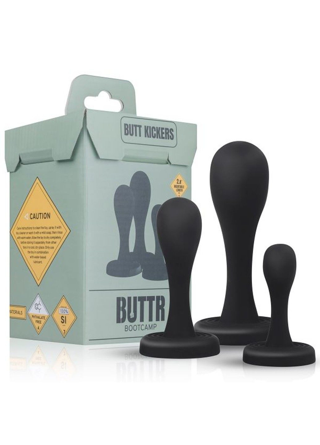 Набор анальных пробок Butt Kickers Butt Plug Training Set BUTTR (333713628)