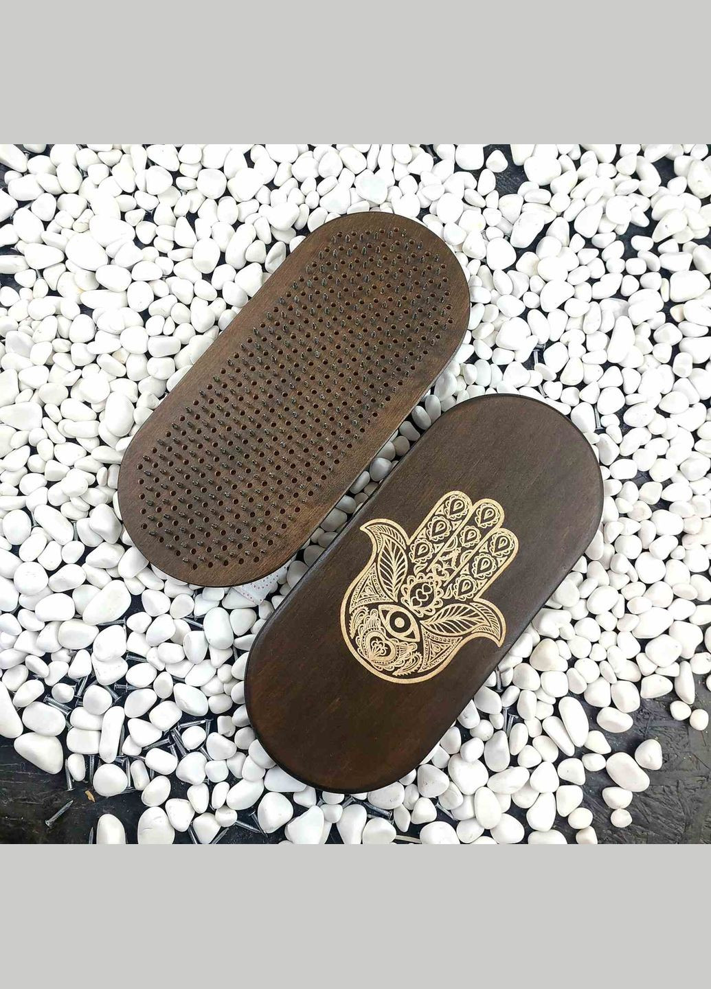 Доски с гвоздями для начинающих с гравировкой Рука No Brand статичні (337353591)