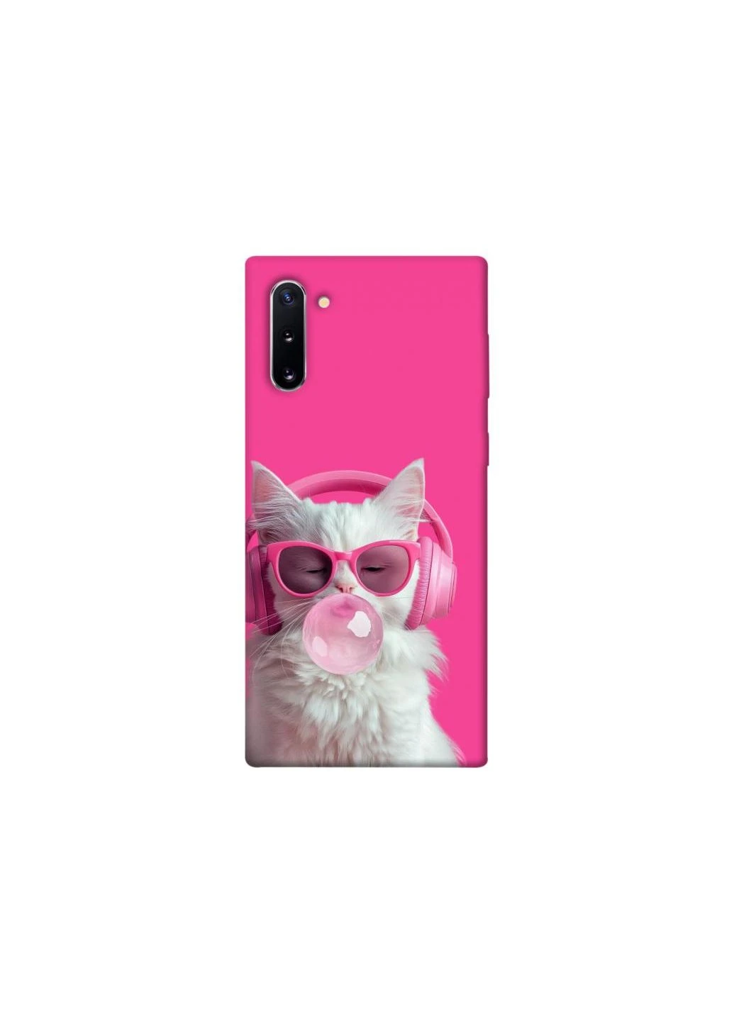 Чехол на Samsung Galaxy Note 10 Pink kitty Frontalka (353336853)