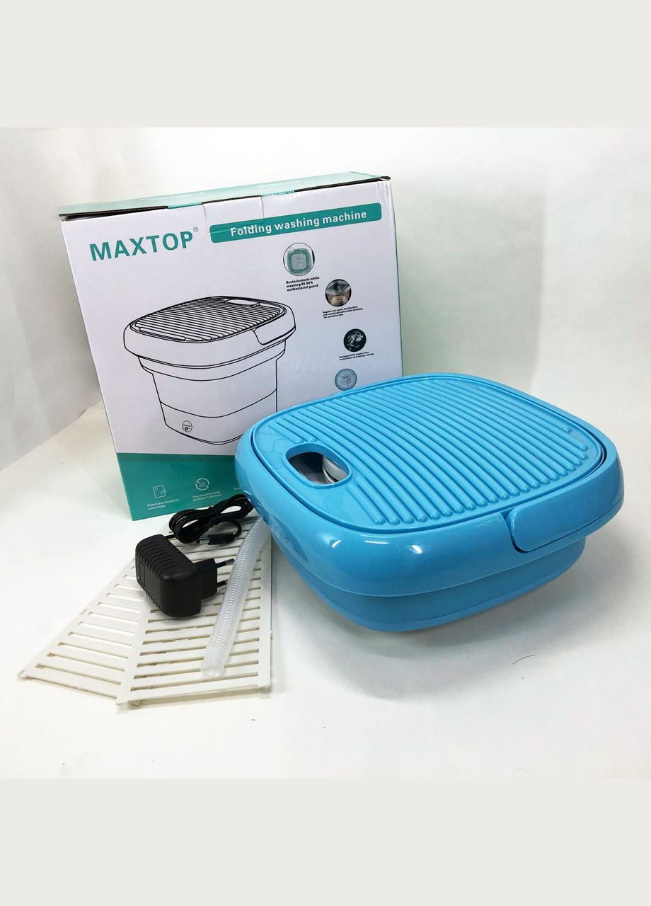 Стиральная машина silicon washing machine, Портативная стиральная машина. Цвет: голубой Maxtop (372908472)