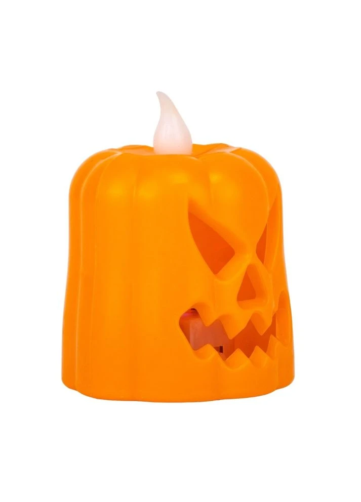 Праздничное украшение декор Halloween электрическая свечка Тыква 7 см 19134-007 No Brand (346152681)