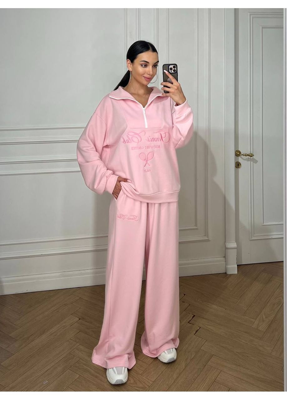 Женский спортивный костюм тощие оверсайз и брюки на резинке. MonCher (350881058)